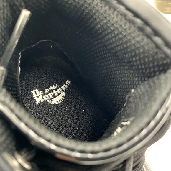 Dr. Martens 1460 T Pascal Patent Leather Black Mash-Up Combat Boots. US Size 7. - Picture 7 of 8